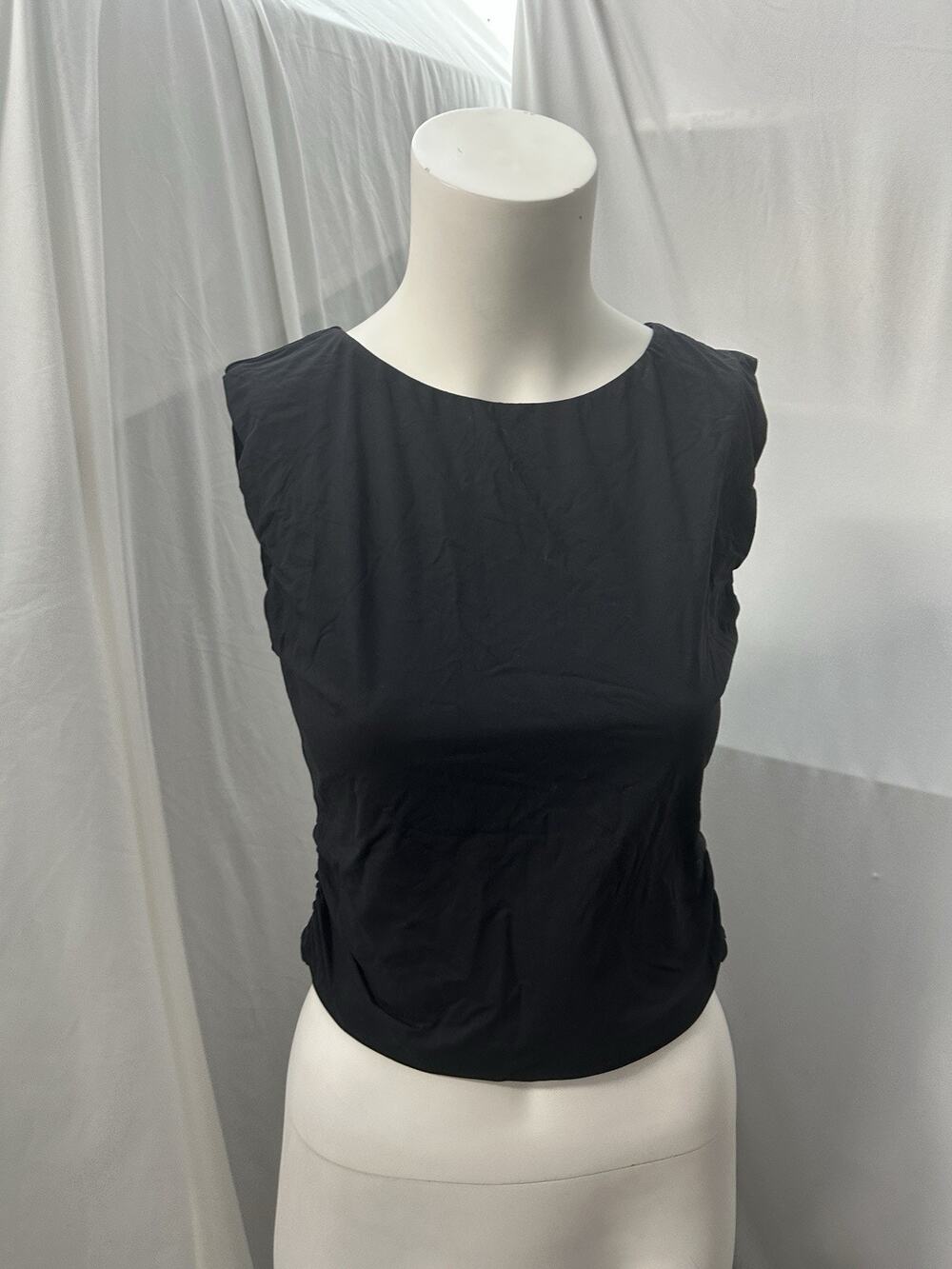 SUUKSESS Womens Boat Neck Tank Top. Open Back Size Large